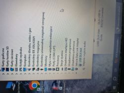 Zrzut ekranu menedżera urządzeń Windows z rozwiniętą listą urządzeń USB.
