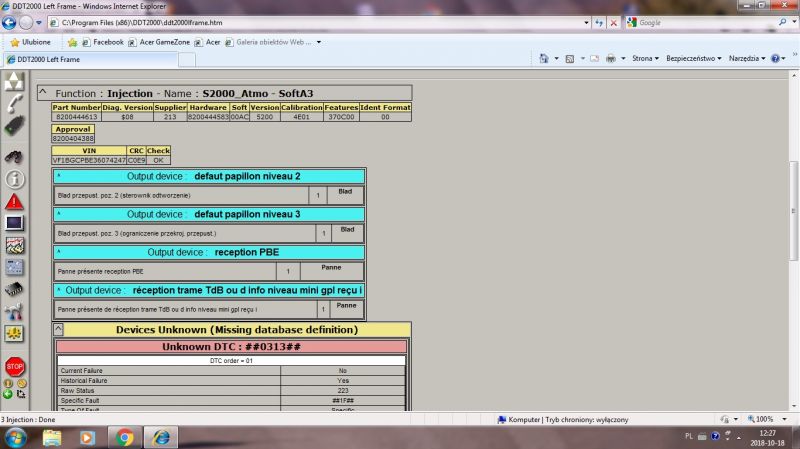 Laguna II 2.0 16V - Błędy przepustnicy pozycja 2 i 3