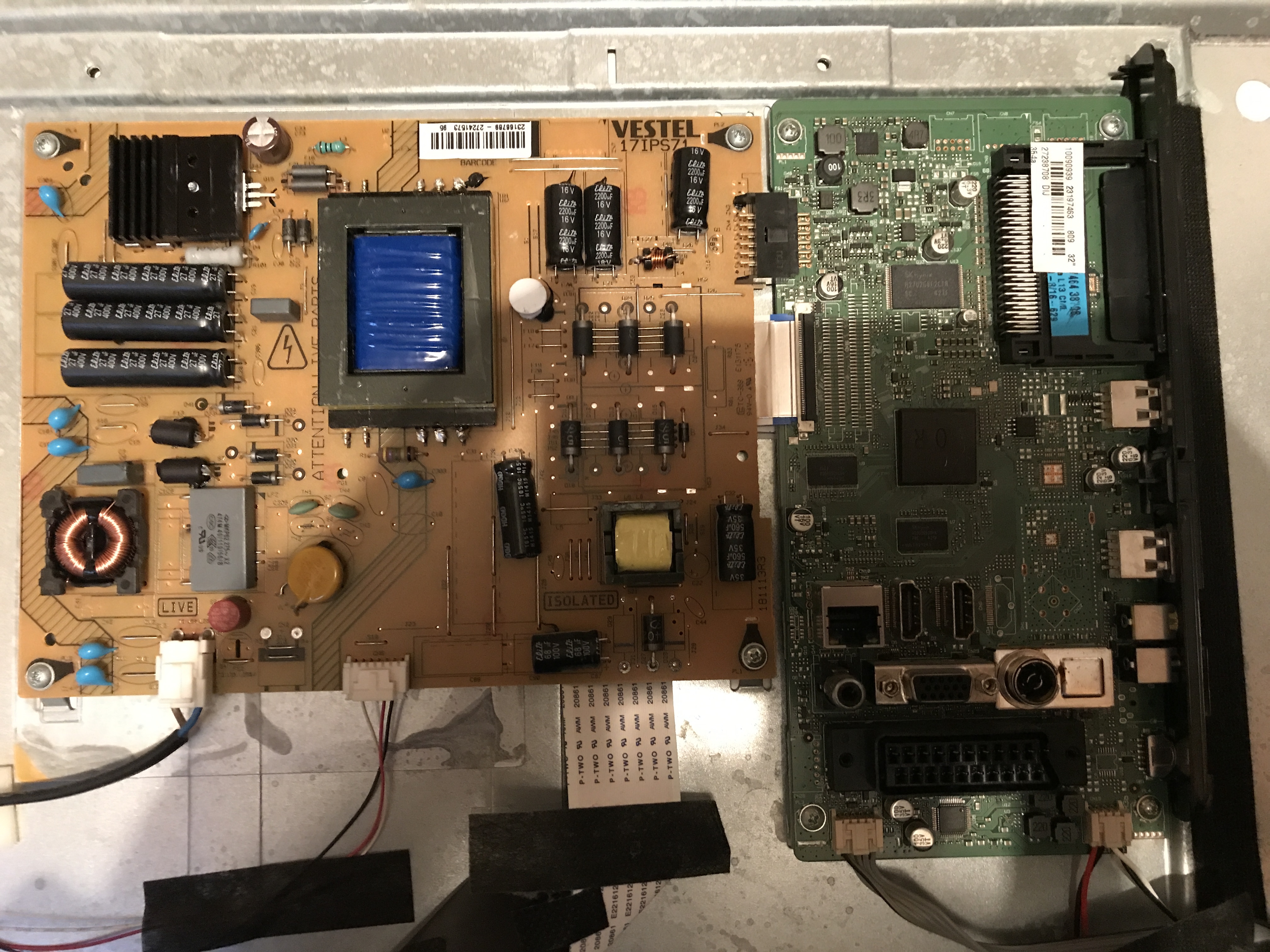 Hitachi 32HYT46U - Włącza się i wyłącza, potrzebny plik bin do U10