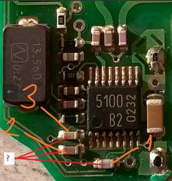 Renault megane 2 keycard - identyfikacja elementów
