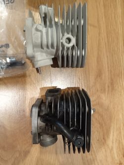 Husqvarna 345RX 343R - Wymiana cylindra z tłokiem.