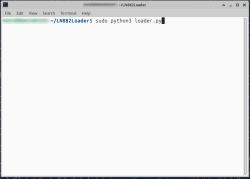 Terminal in Ubuntu 24.04.1 LTS with a command to run a Python program.