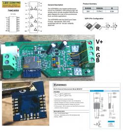 [ESP8266/LM1] Kontroler paska LED z WiFi RGB WS03 - wnętrze, Tasmota, konfiguracja GPIO