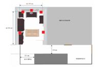 Optymalne rozmieszczenie X-530 w mieszkaniu.