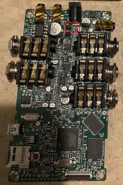 Looper Digitech Jamman solo xt - Szukam schematu, podłączyłem odwrotnie zasilani