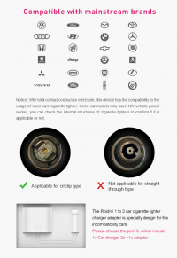 Kompatybilność transmitera FM XIAOMI RODIMI z SKODA Fabia 1 generacji