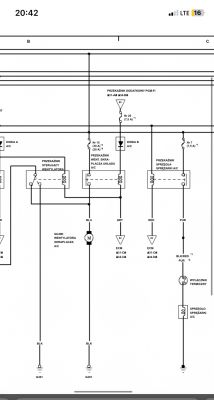 Schemat elektryczny układu klimatyzacji Honda Civic 8 z 2008 roku.