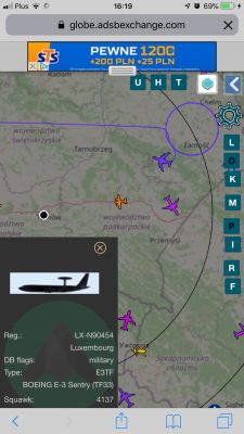 Napięcie na Ukrainie a ruch samolotów