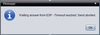 esp8266 - problem z wgraniem firmware, moduł widoczny, ale nie działa