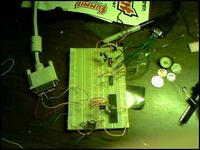 Deska rozdzielcza do symulatora na AVR