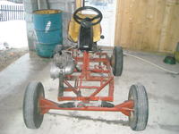 Ciagniczek sam z silnikiem wsk 125 Ciagniczek sam z silnikiem wsk 125