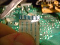 Naprawa taśmy wyświetlacza w sentyzatorze Yamaha PSR800