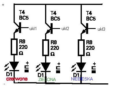 Elektroniczna Tęcza - problem z podłączeniem układów