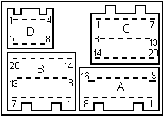 kostka do radia ford 6000 cd - USA