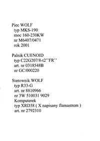 Kocioł gazowy Wolf - pomoc w ustawieniu sterownika R33-G Kocioł gazowy Wolf - pomoc w ustawieniu sterownika R33-G