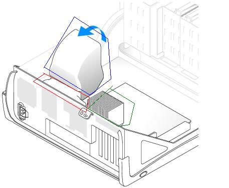 Odwracanie biegu wentylatora na procesorze