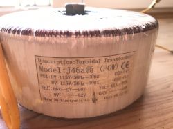 Przeróbka Holton'a 400 na 800 - Toroidalny Transformator 2x65VAC 2kVA, IRFP240/9240, 2SC254 i inne