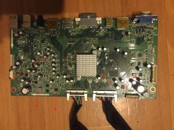 Dell U2913WM, brak obrazu i podświetlenia: analiza komponentów, napięć i próba naprawy