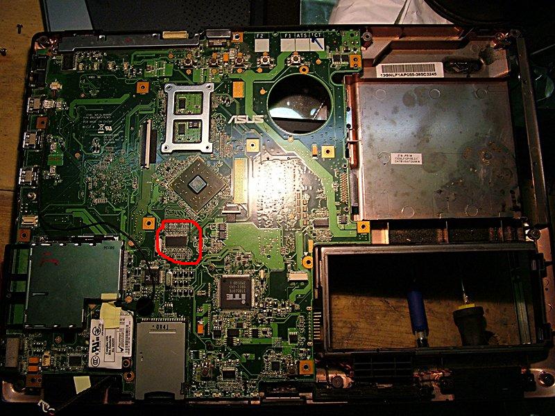 Asus f5rl замена привода