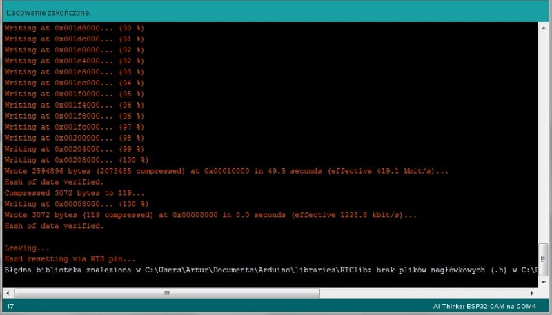 ESP32-CAM, moduł z kamerą 2Mpix dla IoT część 1 ESP32-CAM, moduł z kamerą 2Mpix dla IoT część 1