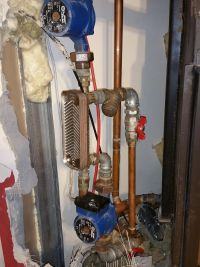 Optimal Usage of Plate Heat Exchanger in Fireplace with Water Jacket & Open Expansion Vessel