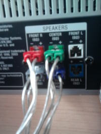 SAMSUNG BD-P1400 sposób podłączenia głosników SAMSUNG BD-P1400 sposób podłączenia głosników