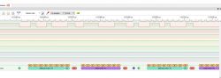 I2C Signal Analysis in Pulseview Screenshot of Pulseview software showing I2C signal analysis.