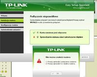 Router TP-link i internet w toya.net nie mogę dokończyć konfiguracji