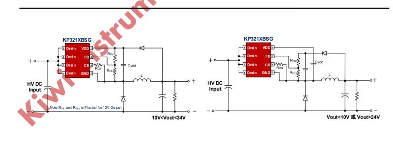Schematic of KP321XBSG Power Controller Electrical schematic of KP321XBSG power controller