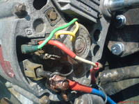 TV-521 - Podłączenie alternatora i regulatora Elmot TV-521 - Podłączenie alternatora i regulatora Elmot