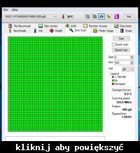 Diagnostyka HDD 500GB w Asus X553M - HDTune i MHDD - czy wyniki są OK?