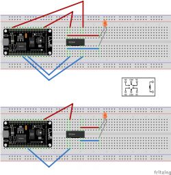 NodeMCU and relay: D5 and D7 do not light the diode, despite correct voltage NodeMCU and relay: D5 and D7 do not light the diode, despite correct voltage