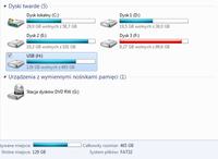 Odzyskiwanie danych po omyłkowym formacie dysku USB 500 GB przez HP Storage Tool
