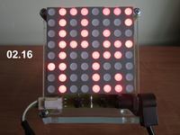 Zegar / termometr z matrycą LED 8x8