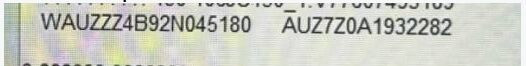 Audi A6 Symphony 2 Radio Code Generation for Serial AUZ7Z0A1932282