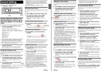 Alpine CDE-9880R - Optymalne ustawienia dźwięku dla zestawu audio