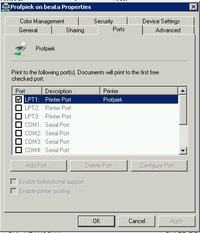Drukarka igłowa na Windows 7 - problem z wydrukiem przez port LPT1