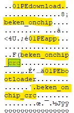 Screenshot showing a printed flash partition table in a boot log and a memory partition list with names, owners, offsets, and lengths.