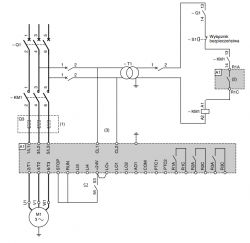Softstart Schneider Altistart 48 - napięcie na wyjściu bez wysterowania