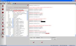 Zrzut ekranu z programu QNavigator v1.5 przedstawiający okno komend AT z wpisaną komendą AT+QCFGnwscanseq.