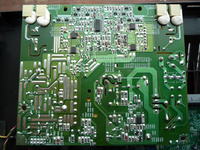 Monitor LCD e-yama 17lp2 spaliło się kilka elementów na płycie.