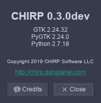 chirp programming software.