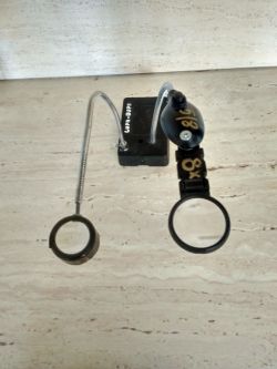 Optical Microscope for Precision Soldering: Max 4X Magnification, Non-Digital, Extension Arms