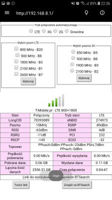 Wybór anteny kierunkowej LTE do Huawei B525s (T-Mobile Domowy) Szczecin