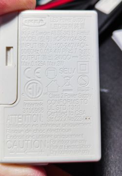 Jak ściemnić lampkę LED IKEA motylek, zasilacz ICPSW24-3-2 24 V?