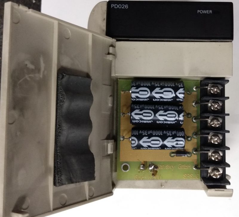 Omron CQM1 część 1, zasilacz PD026 Omron CQM1 część 1, zasilacz PD026