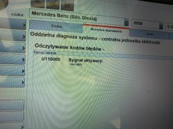 Mercedes W204 2.2CDI 2008: Błędy po przegryzieniu kabli przez zwierzę
