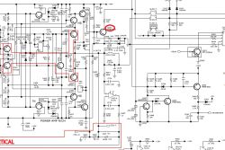 Nad C326BEE - Losowe wyłączanie, zaniżone napięcie na J601B pin8, kondensatory KSC w normie