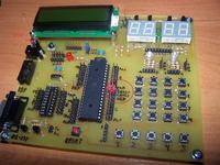 Płytka testowa by Krychol rc na ATtiny2313 i ATmega16/32