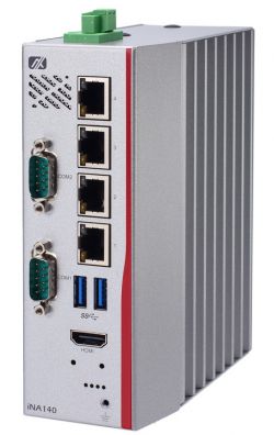 iNA100 - komputer typu embedded z x5-E3930 w obudowie DIN